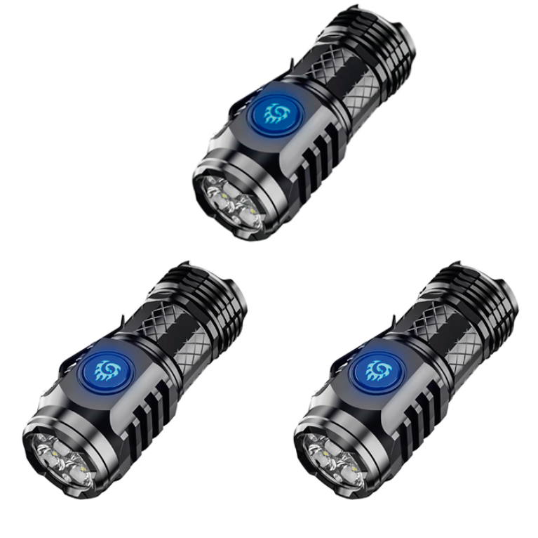 Laser Titanium Tactical FlashLight [THE MOST POWERFUL IN THE WORLD]