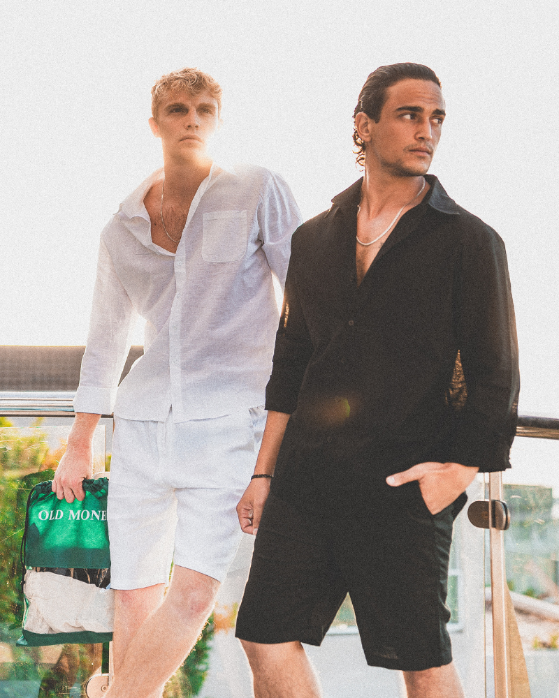 Casablanca – Pantalones cortos Premium Leinen